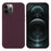 Magnetic Absorption Liquid Silicone Cell Phone Cover [Support Magnetic Wireless Charge]  iPhone 12 Pro Max Magnetic - Wine Red - 2