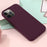 Magnetic Absorption Liquid Silicone Cell Phone Cover [Support Magnetic Wireless Charge]  iPhone 12 Pro Max Magnetic - Wine Red - 6