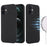 Magnetic Absorption Liquid Silicone Cell Phone Cover [Support Wireless Charge] for iPhone 12 mini Compatible with MagSafe - Black - 1