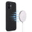 Magnetic Absorption Liquid Silicone Cell Phone Cover [Support Wireless Charge] for iPhone 12 mini Compatible with MagSafe - Black - 3