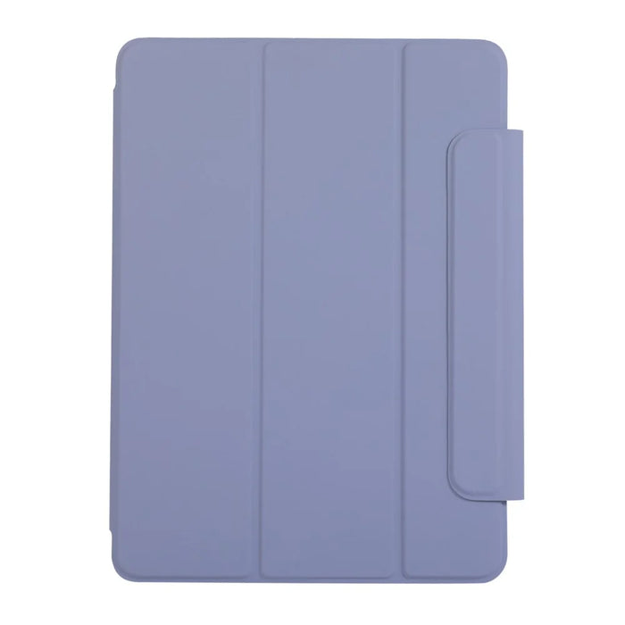Hard PC + PU Leather Tablet Cover Shell with Magnetic Buckle for iPad Pro 12.9 (2022) / (2021) / (2018) / (2020) - Purple - 3