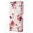 For iPhone 12 mini Marbel Pattern Lacquered Leather Protection Case - Light Pink - 1
