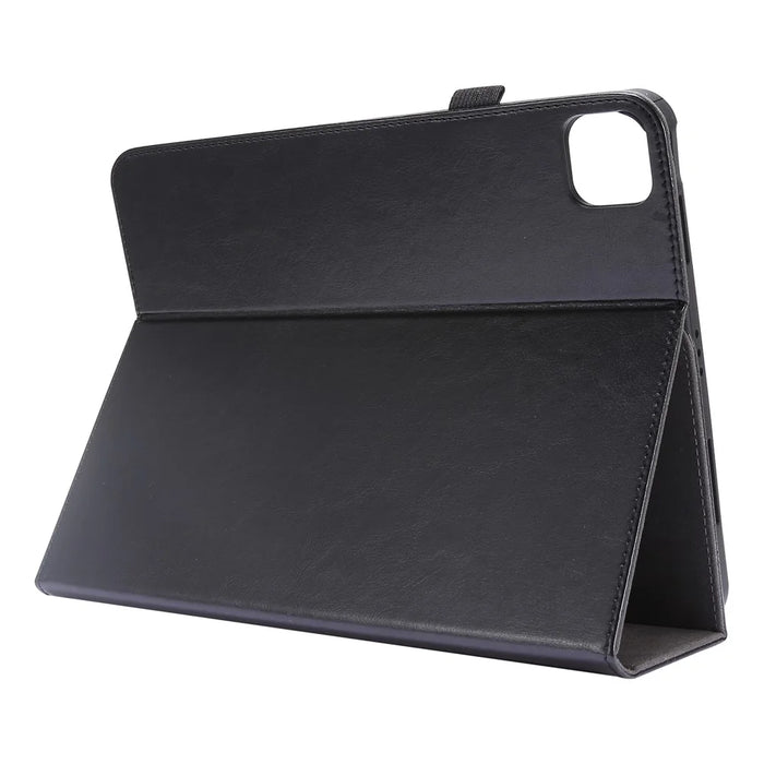 Crazy Horse Texture Two-Fold Design Leather Case for iPad Air (2020) / Air (2022) / iPad Pro 11-inch (2020) (2021) (2022) - Black - 5