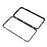 Double-sided Tempered Glass Metal Frame Magnetic Full Coverage Phone Case for iPhone 12 / 12 Pro - Black - 1
