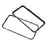 Double-sided Tempered Glass Metal Frame Magnetic Full Coverage Phone Case for iPhone 12 / 12 Pro - Black - 2
