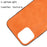 PU Leather Coated PC + TPU Hybrid Case for iPhone 12 Pro Max - Brown - 4