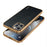 SULADA Litchi Texture PU Leather Coated TPU Mobile Phone Case for iPhone 12/12 Pro - Black - 1