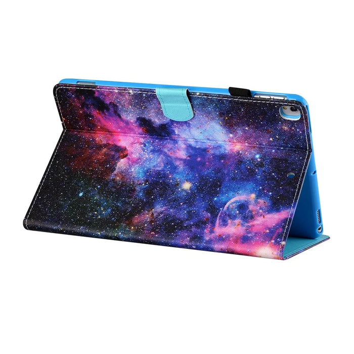Pattern Printing Leather Stand Tablet Cover Shell for iPad 10.2 (2021)/(2020)/(2019)/iPad Air 10.5 inch (2019) - The Milky Way - 5