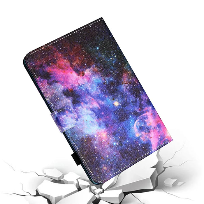 Pattern Printing Leather Stand Tablet Cover Shell for iPad 10.2 (2021)/(2020)/(2019)/iPad Air 10.5 inch (2019) - The Milky Way - 6