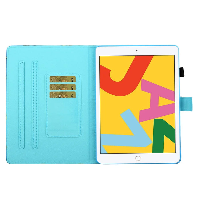 Pattern Printing Leather Stand Tablet Cover Shell for iPad 10.2 (2021)/(2020)/(2019)/iPad Air 10.5 inch (2019) - The Milky Way - 7