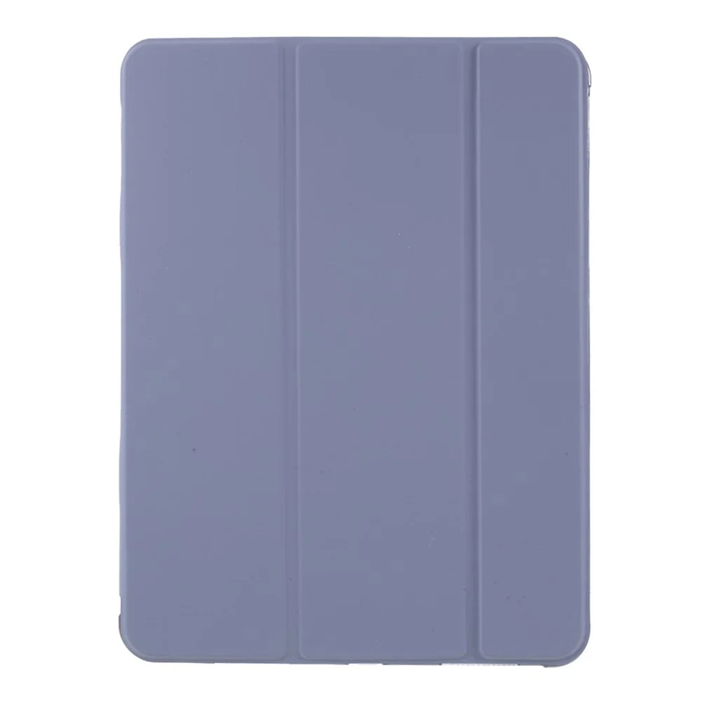 Matte Leather + TPU Tablet Case Tri-Fold Tablet Cover Shell for iPad Air 11 (2026) / (2025) / (2024) / Air (2022) / (2020) - Purple - 1