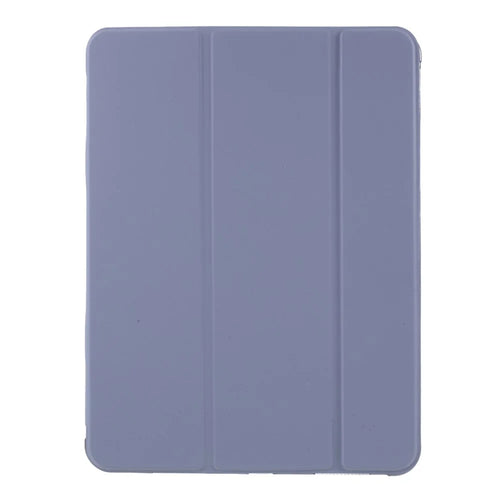 Matte Leather + TPU Tablet Case Tri-Fold Tablet Cover Shell for iPad Air 11 (2026) / (2025) / (2024) / Air (2022) / (2020) - Purple - 1