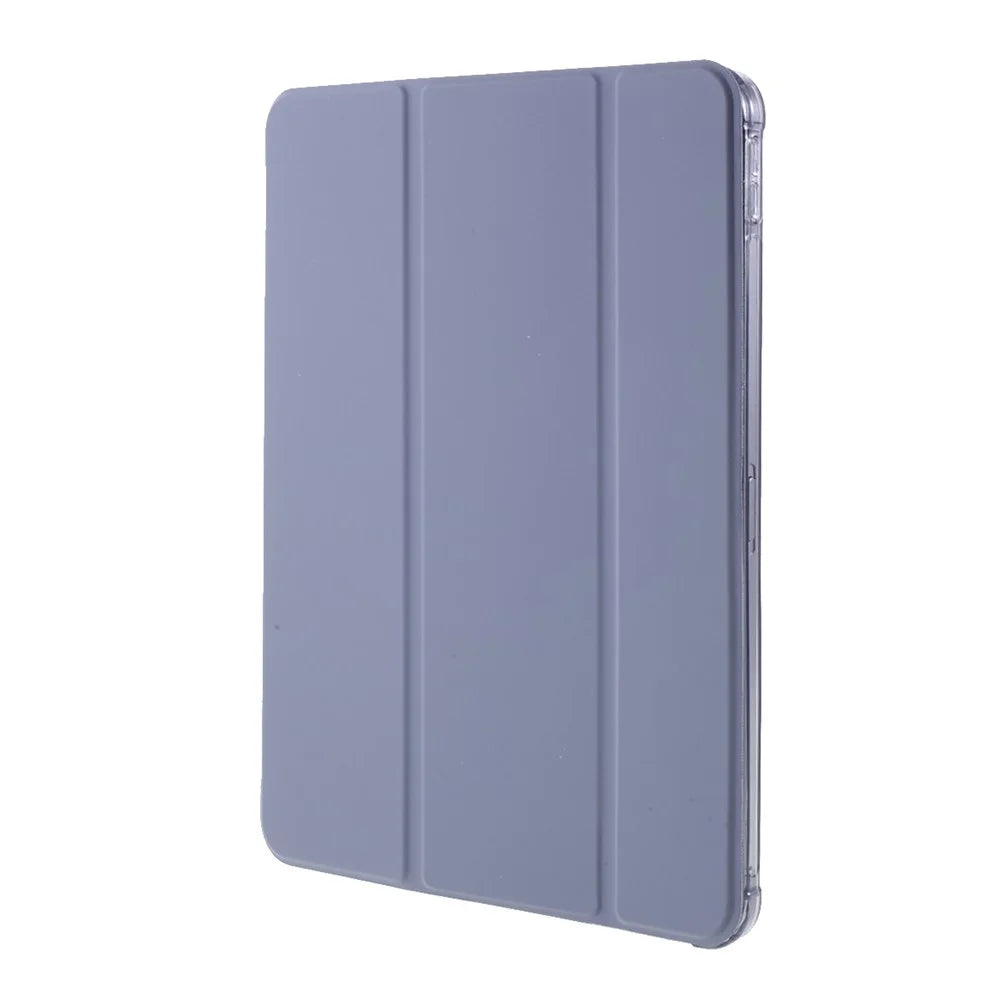 Matte Leather + TPU Tablet Case Tri-Fold Tablet Cover Shell for iPad Air 11 (2026) / (2025) / (2024) / Air (2022) / (2020) - Purple - 2
