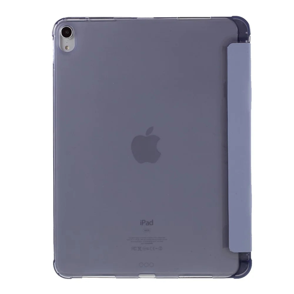 Matte Leather + TPU Tablet Case Tri-Fold Tablet Cover Shell for iPad Air 11 (2026) / (2025) / (2024) / Air (2022) / (2020) - Purple - 3
