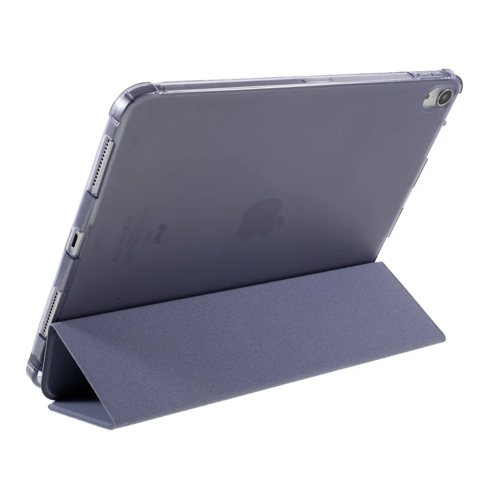 Matte Leather + TPU Tablet Case Tri-Fold Tablet Cover Shell for iPad Air 11 (2026) / (2025) / (2024) / Air (2022) / (2020) - Purple - 7