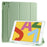 Tri-fold Leather Stand Tablet Case Cover Shell for iPad 10.2 (2020) / iPad 8th Gen / iPad (8th generation) - Green - 1