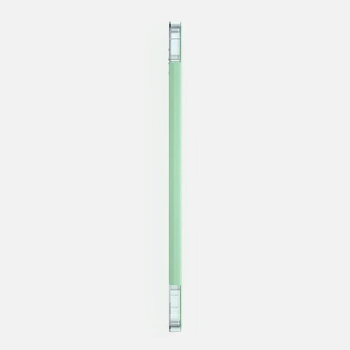 Auto-Sleep-and-Wake Function Leather Cover + Transparent TPU Inner Case with Pen Slot for iPad Pro 12.9 (2022) / (2021) / (2020) - Light Green - 4