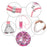 Drop-proof Dynamic Quicksand TPU Cell Phone Protective Cover with Lanyard for iPhone 12/12 Pro - Rose - 5