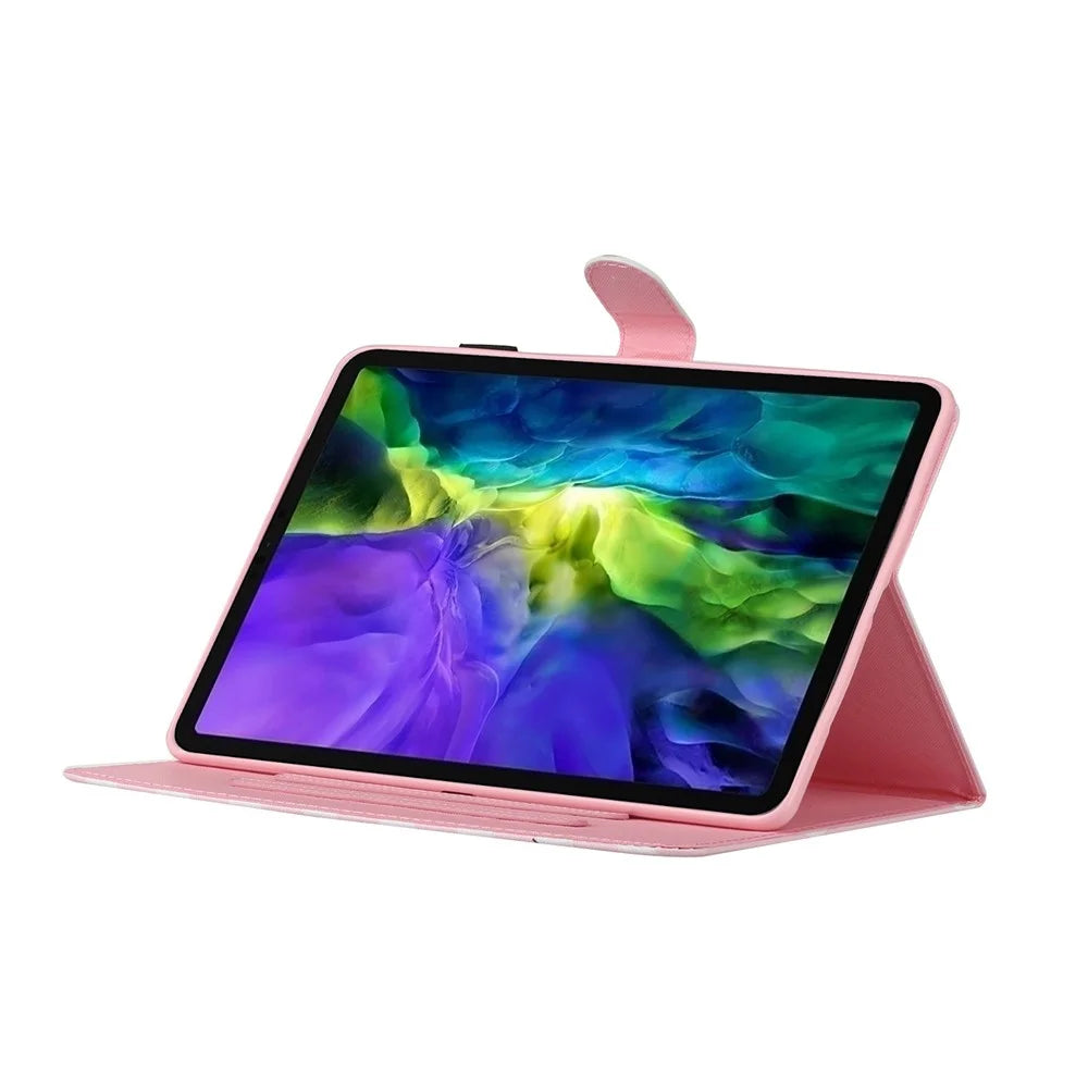 Pattern Printing Tablet Leather Stand Case for iPad Air (2020)/Air (2022) - Cat - 7