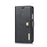 DG.MING Split Leather Wallet Cover for iPhone XR 6.1-inch, Stand Feature Detachable 2-in-1 Flip Case - Black - 2