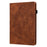 Imprinted Peacock Flower Pattern Leather Tablet Protective Shell for iPad Air (2013)/Air 2/9.7-inch (2017)/9.7-inch (2018) Wallet Stand Case - Brown - 3