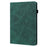 Imprinted Flower Pattern Leather Wallet Stand Tablet Case Shell for iPad 10.2 (2021)/(2020)/(2019) - Green - 3