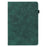 Imprinted Flower Pattern Leather Wallet Stand Tablet Case Shell for iPad 10.2 (2021)/(2020)/(2019) - Green - 4