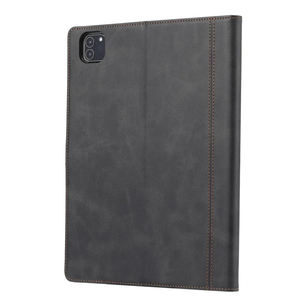 PU Leather Wallet Stand Tablet Case with Pen Slot Design for iPad Air 13 (2026) / (2025) / (2024) / Pro 12.9 (2022) / (2021) / (2020) / (2018) - Black - 3