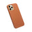 QIALINO For iPhone 12 Pro Max 6.7 inch Top Layer Cowhide Leather Magnetic Phone Case, Support Wireless Charging - Coffee - 3