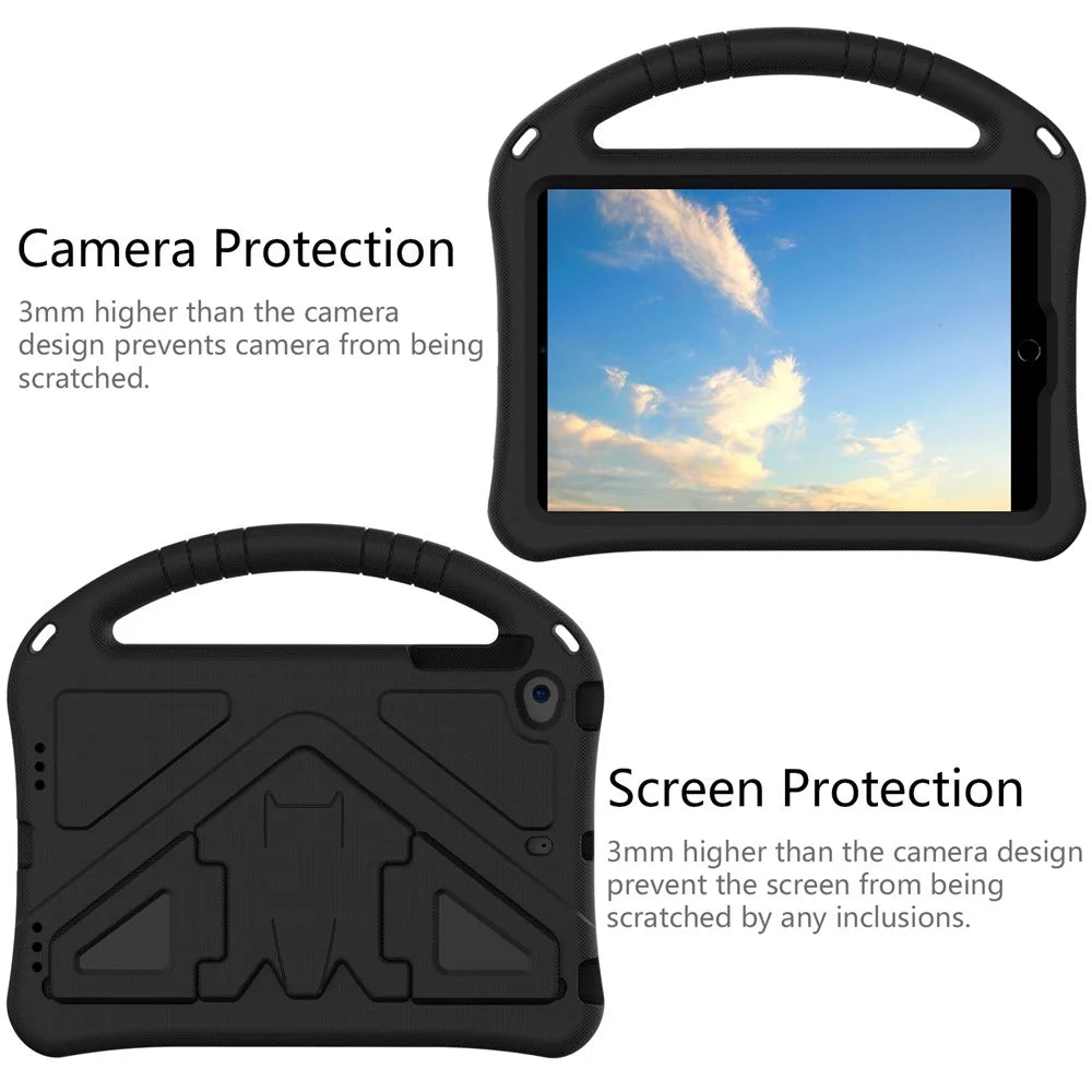 Kickstand Design Shock-Absorbed Handheld EVA Case for iPad mini 4/(2019) 7.9 inch - Black - 2