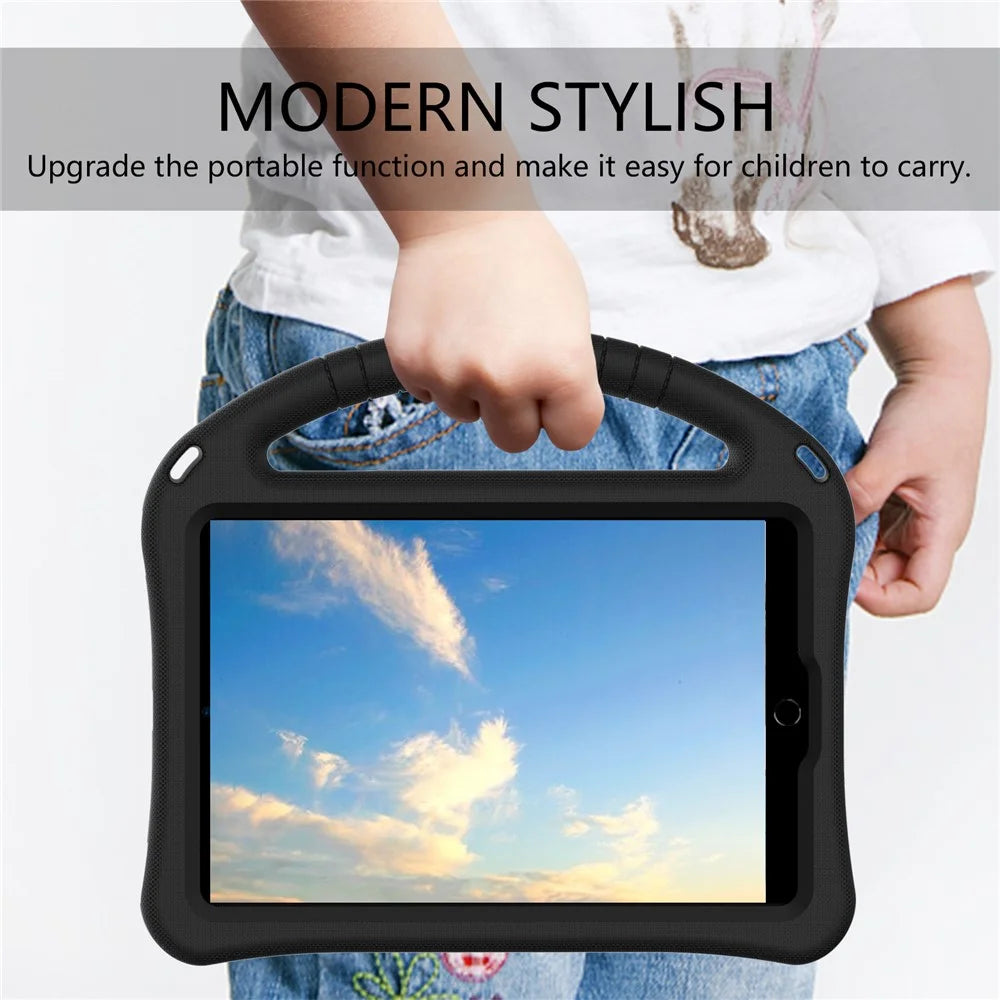 Kickstand Design Shock-Absorbed Handheld EVA Case for iPad mini 4/(2019) 7.9 inch - Black - 4