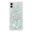 Drop-proof Glitter Quicksand Ring Kickstand TPU Phone Protective Shell for iPhone 11 6.1 inch - Light Green - 2