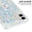 Drop-proof Glitter Quicksand Ring Kickstand TPU Phone Protective Shell for iPhone 11 6.1 inch - Light Green - 5