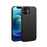 QIALINO For iPhone 12 6.1 inch / 12 Pro 6.1 inch Compatible with MagSafe Charging Phone Case Cowhide Genuine Leather Cover - Black - 1