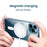 Clear Acrylic+TPU Phone Case Compatible with MagSafe for iPhone 12 Pro Max - 2