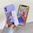 PU Leather Coated TPU Case Bowknot Design with Card Pocket for iPhone 12 mini - Purple - 4