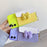 PU Leather Coated TPU Case Bowknot Design with Card Pocket for iPhone 12 mini - Purple - 5