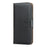 Genuine Leather Wallet Stand Phone Protector Case Shell for iPhone 12 / 12 Pro - Black - 3
