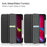 Stable Tri-fold Stand Stand Leather Tablet Cover Smart Case Shell with Pen Slot for iPad Pro 11-inch (2021) - Black - 4