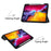 Stable Tri-fold Stand Stand Leather Tablet Cover Smart Case Shell with Pen Slot for iPad Pro 11-inch (2021) - Black - 5
