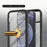 PC+TPU Full-Coverage Protection Case with PET Screen Protector for iPhone 12 mini - Black - 3