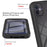PC+TPU Full-Coverage Protection Case with PET Screen Protector for iPhone 12 mini - Black - 5