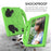 Foldable Thumb Kickstand Shockproof EVA Tablet Case with Handle for iPad mini (2024) / mini (2021) - Green - 3