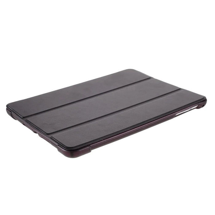 Full Protection Tri-fold Stand Leather Case [with Apple Pencil Storage Groove] for iPad Mini 1/2/3/4/(2019) 7.9 inch - Black - 3