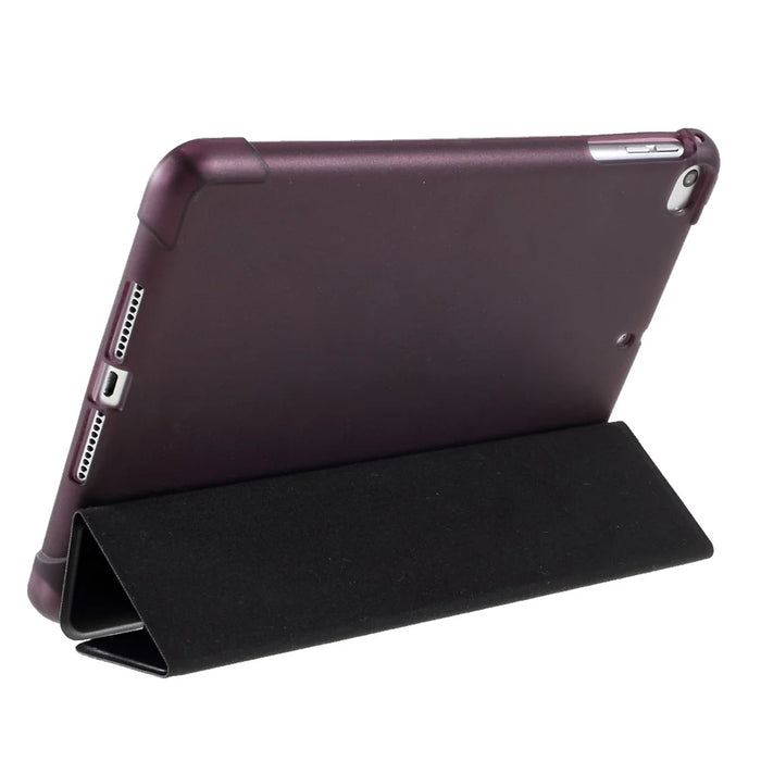 Full Protection Tri-fold Stand Leather Case [with Apple Pencil Storage Groove] for iPad Mini 1/2/3/4/(2019) 7.9 inch - Black - 6