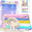 Revolving Kickstand Design Tablet Cover + Strap with Colorful Rainbow Pattern Design for iPad mini 4/(2019) 7.9 inch - Colorful/Pink - 6