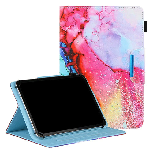 Pattern Printing Universal Cross Texture Leather Tablet Case for 10-inch Tablets - Color - 1