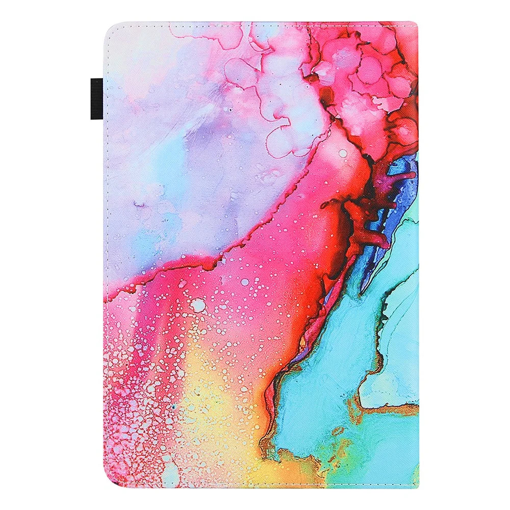 Pattern Printing Universal Cross Texture Leather Tablet Case for 10-inch Tablets - Color - 6