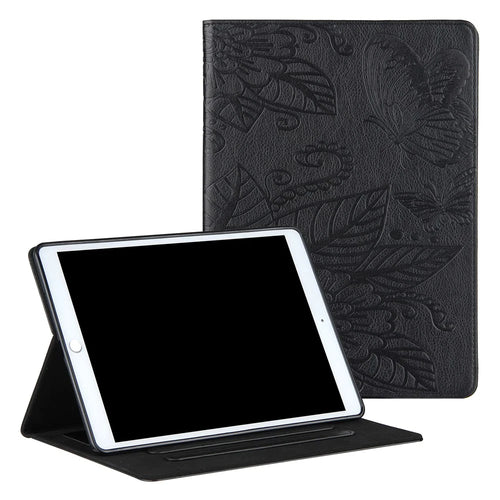 Pattern Imprinting Design Leather Tablet Protective Shell for iPad 10.2 (2021)/(2020)/(2019)/Pro 10.5-inch (2017)/Air 10.5 inch (2019) - Black - 1