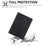 Pattern Imprinting Design Leather Tablet Protective Shell for iPad 10.2 (2021)/(2020)/(2019)/Pro 10.5-inch (2017)/Air 10.5 inch (2019) - Black - 2